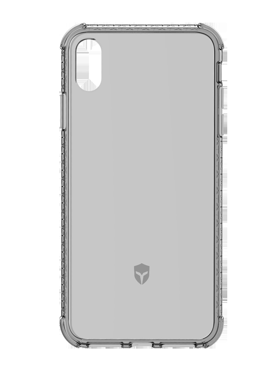 Force Case New Life – Custodia Rinforzata Per IPhone XS Max – Trasparente Con Bordo Grigio – Antiurto 1,5 M - 2
