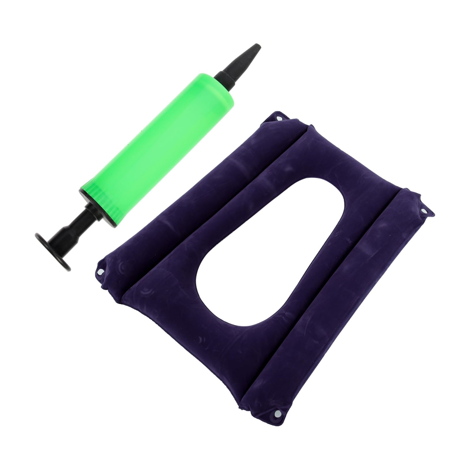 FRCOLOR Cuscino Gonfiabile Antidecubito per Sedia a Rotelle e Uso Domestico, Sollievo Dalla Pressione, Materiale Pvc e Pp, Leggero e Facile da Trasportare per Anziani e Colore Casuale