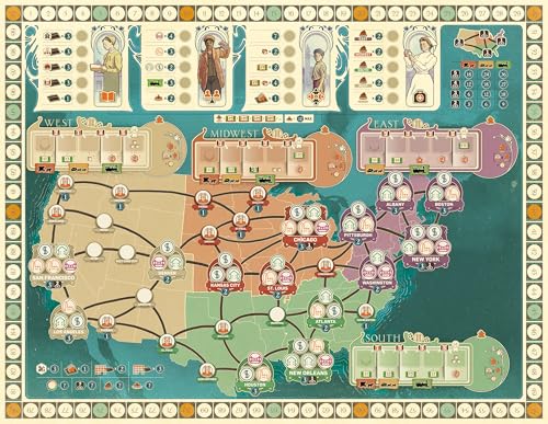 Carnegie Board Game USA Edition miniatura 4