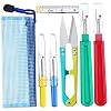Naaien Tornmesjes, Hand-held Stitch Ripper Naaiende Hulpmiddelen voor het verwijderen van ongewenste zomen en naden 7Pcs