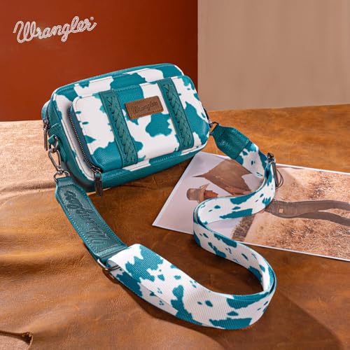 Image of Wrangler Crossbody Bag for Women Western Cowgirl Crossbody Purses with Guitar Strap