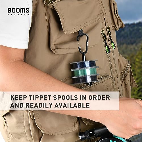 Image of Booms Fishing FF3 7 PCS Fly Fishing Tools Kit, Fishing Knot Tool and Line Clipper Retractor, Magnetic Net Release with Lanyard, Fly Fishing Tippet Spool Holder, Hook Remover Forceps