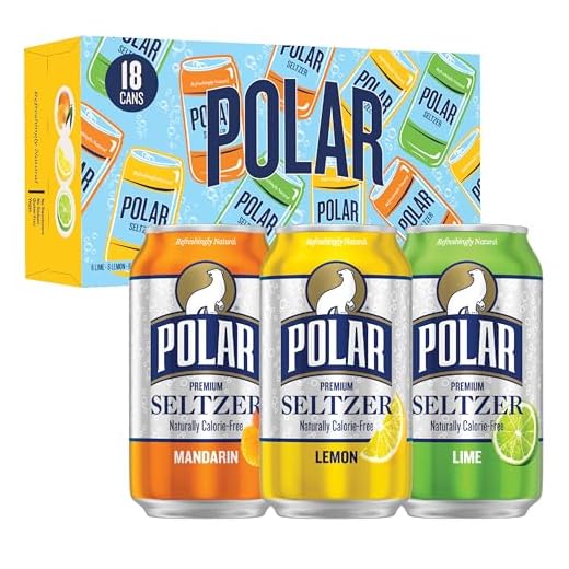 Polar Seltzer Water Citrus Variety Pack, 12 fl oz cans, 18 pack