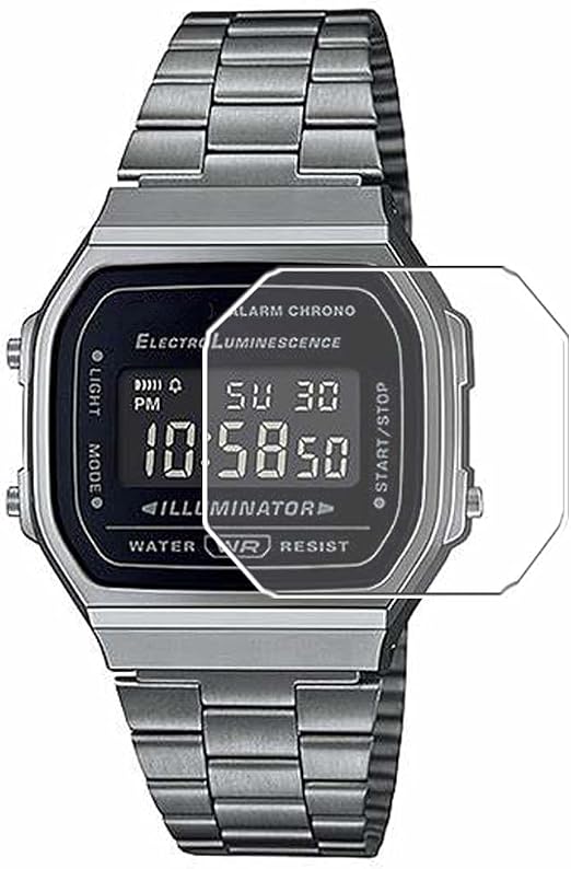 Amazon.com: Puccy - Protector de pantalla para reloj inteligente (3  unidades, compatible con CASIO A168WEGG-1B A-168WEGG Series TPU Guard para Smart  Watch Smartwatch) : Celulares y Accesorios
