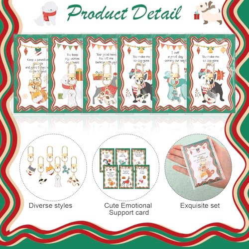 Porte-clés pattes de Père Noël durables, lot de 24 cadeaux de table soignés