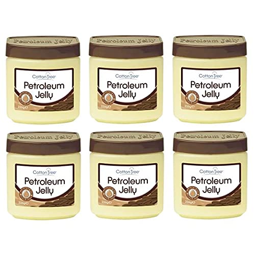 6 x Cotton Tree Petroleum Jelly Fragranced With Cocoa Butter 226g