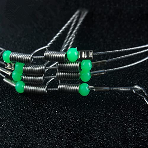 HNHYNSY Angelhaken 2/3 // 4/5 stücke Fischhaken Anti-Wickel-Swivel-Schnur Angelhaken-Drahtführer Edelstahl Rigs Swivel… – Bild 3