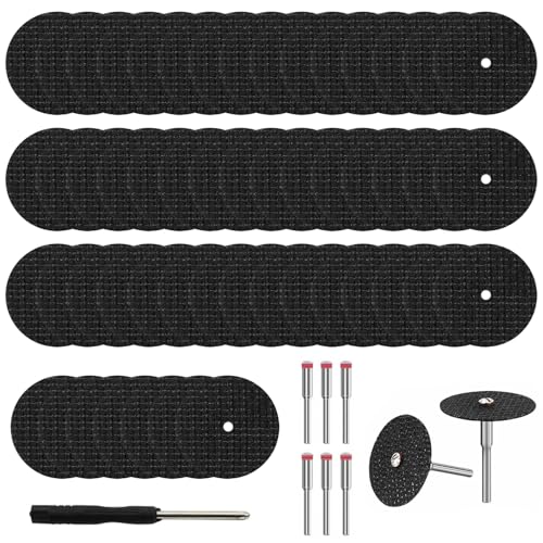 Dtoterul 60 unidades discos de corte para Dremel, mini discos de corte de metal, para pedra de madeira, vidro, plástico