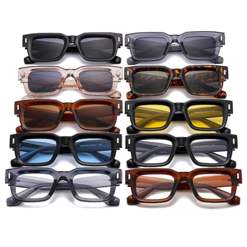 Lunettes de soleil de protection UV400 et verres transparents gris pour femme - 2