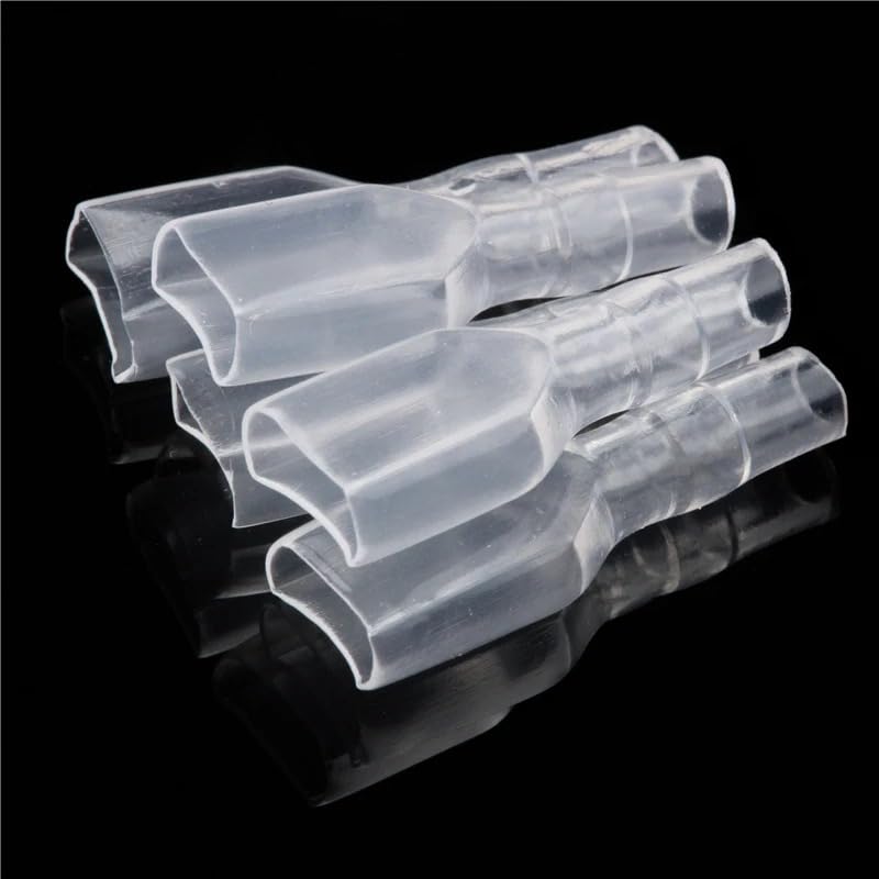 Kit assortimento di 120 connettori maschio e femmina isolati da 2,8/4,8/6,3 mm per terminali a crimpare elettrici.
