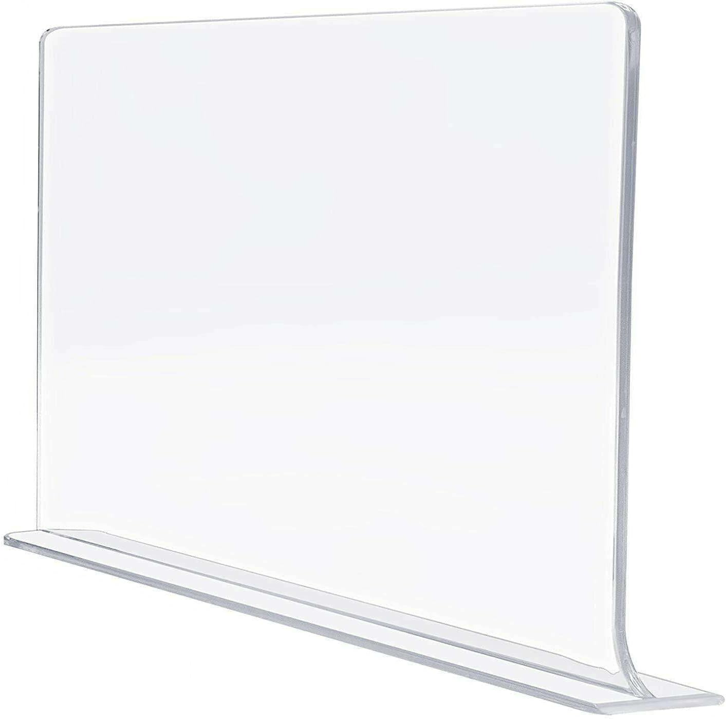 LKOP 6 Acrylic Shelf Dividers for Shelves w/Self Adhesive - Maximize Closet Storage LTMS Closet organizers and storage Drawer dividers Bathroom shelf Shelf organizer Kitchen cabinet