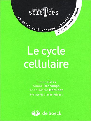 Le cycle cellulaire : Premier cycle-PCEM-Prépas