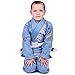 Tatami Fightwear Meerkatsu Kids Animal Jiu Jitsu Gi, 425GSM Jacket, Twill BJJ Pants, and White Belt, Sky Blue, M000