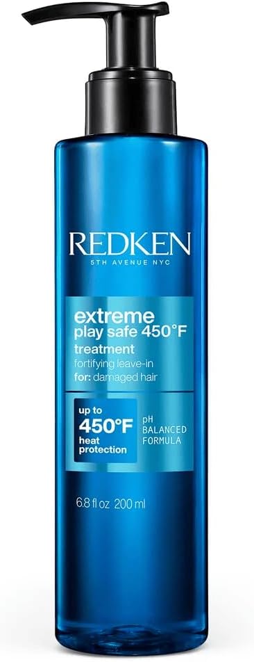 Extreme Play Safe Heat Protection and Damage Repair Treatment For All Hair Types - Helps Reduce The Appearance of Split Ends With Tourmaline