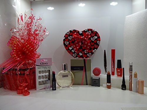Boîte cadeau maquillage et parfum 12 pièces le panier idéal pour elle