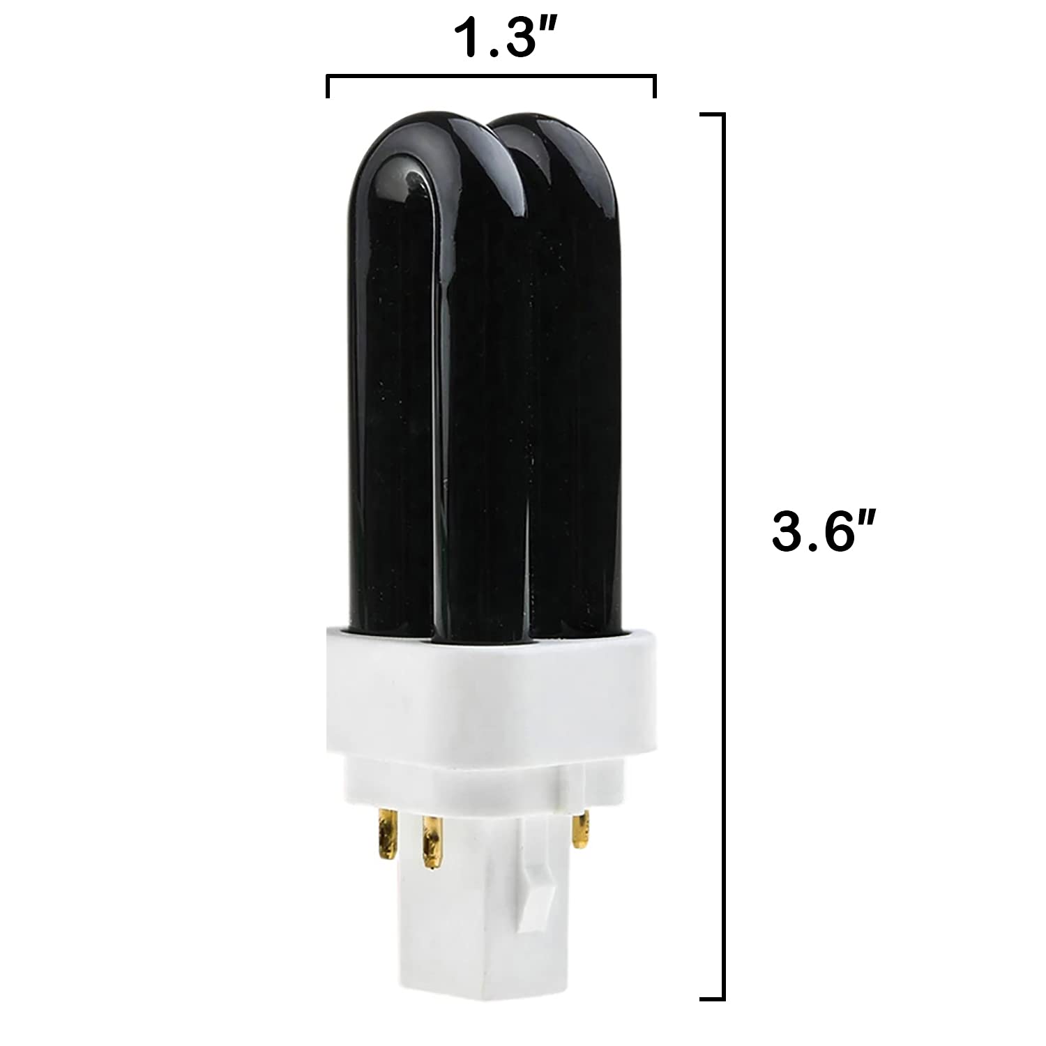 Lot de 2 ampoules de rechange pour Dynatrap 41050 | Ampoules pour DT1050 | 1/2 acre, lumière noire