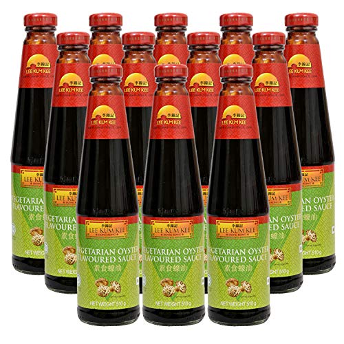 Image of Lee Kum Kee Vegetarian Oyster Flavoured Sauce, 18 oz ? 510 g, 12 Pack