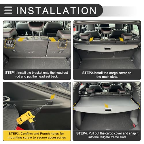 Cubierta de carga retráctil para Toyota CHR: mantén tu maletero ordenado en cada viaje 2