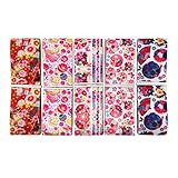 Shop Azalea(ショップ アザリア) 和柄 和風 デザインリボン 25mm ×1m 5種類セット古風 作品 日本 古典 成人式 正月 卒園 卒業 入学 (B)