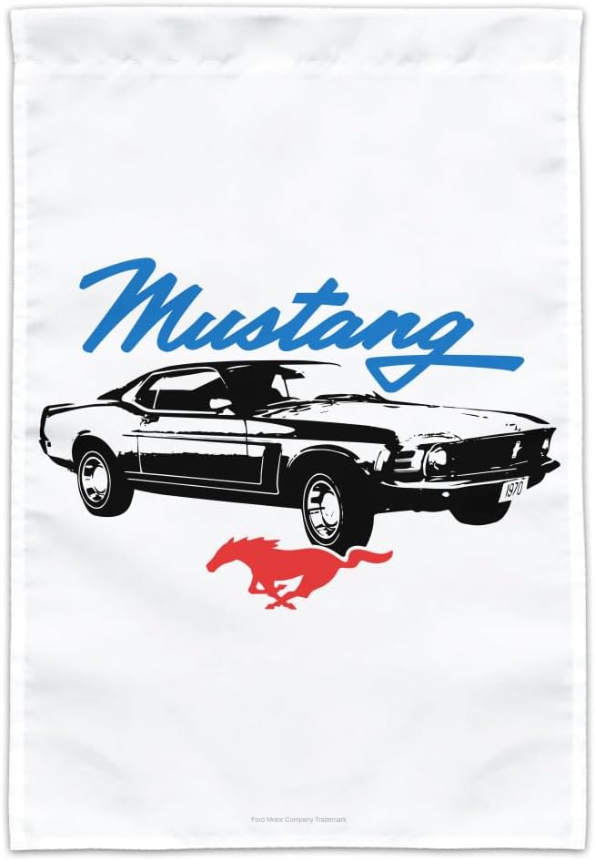 Ford 1970 Mustang Garden Yard Flag