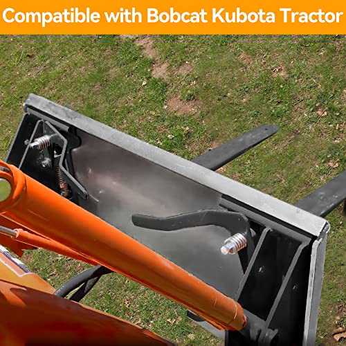 Image of YINTATECH 1 /4 inch Universal Quick Attach Mount Plate for Kubota Bobcat Loader