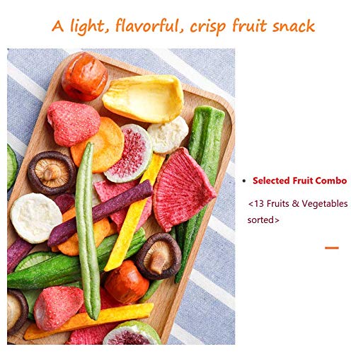 Miniatura 5 de YRS Frutas liofilizadas crujientes frescas y saludables Snacks Alimentos Verduras Banana Jelly Fruta congelada mixta fresa (bolsa fácil de