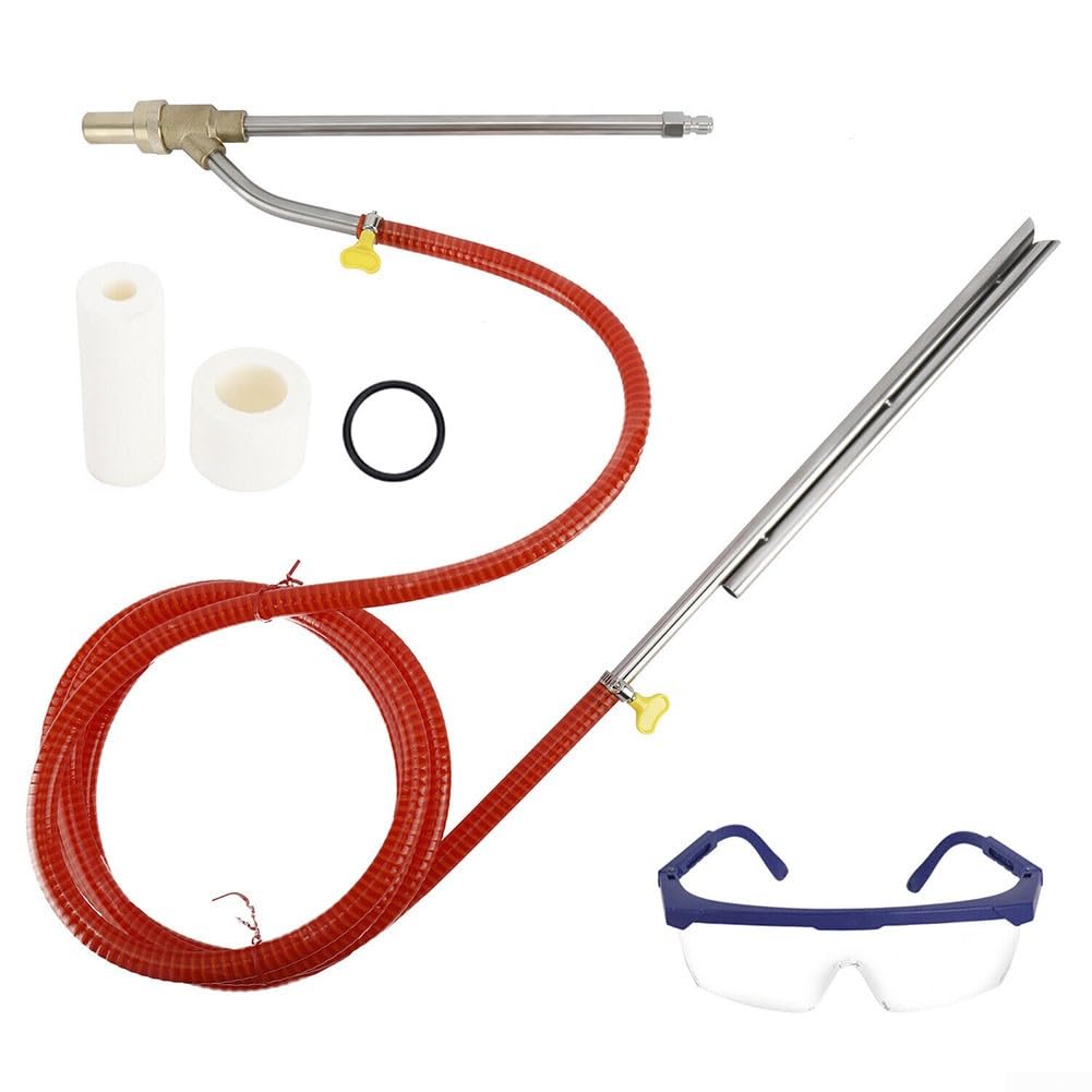 DAZZLEEX per Lancia di lavaggio auto Ugello Acqua di Potenza Sabbia Blaster Sabbiatura Kit 1/4 Connettore Rapido Per Idropulitrice