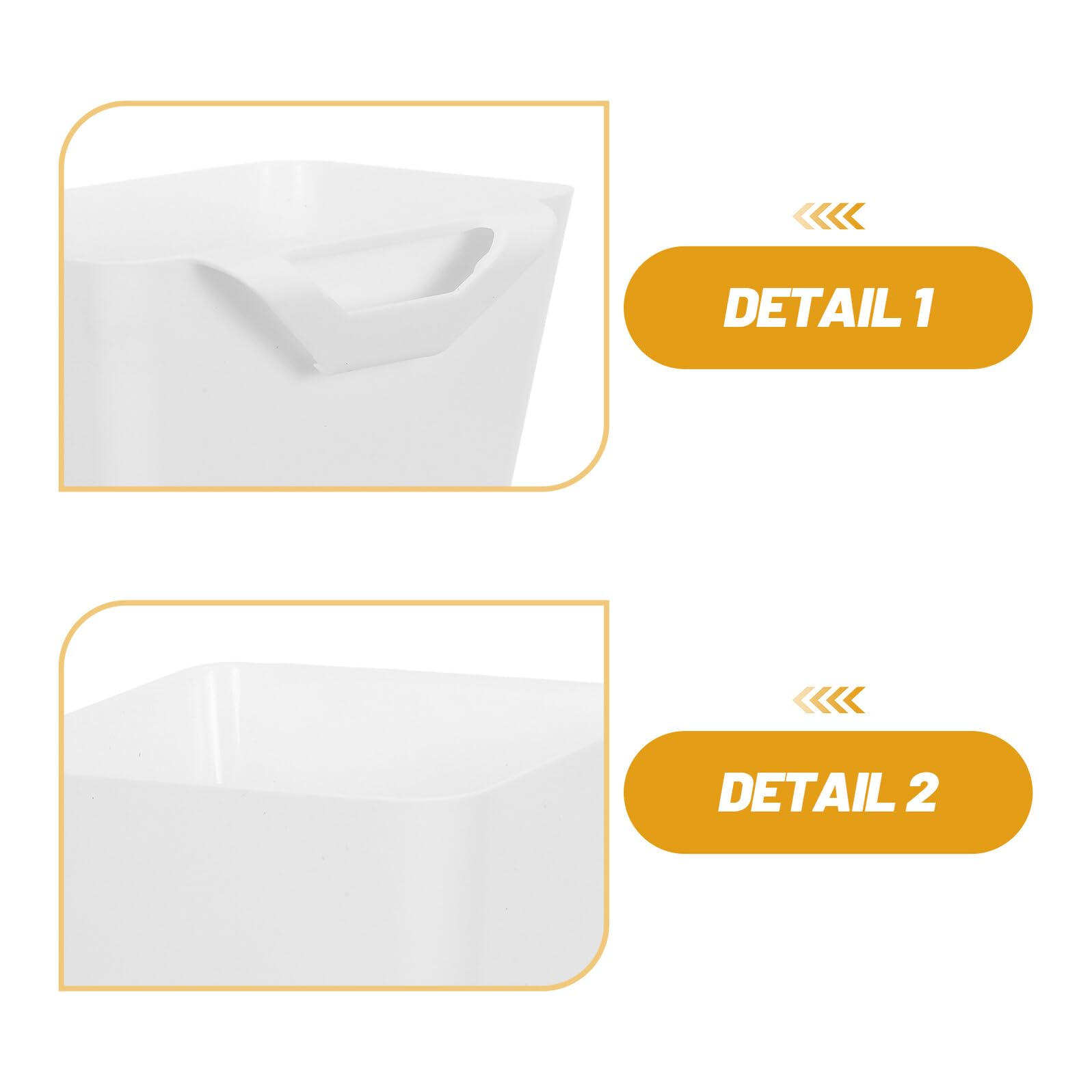 Cabilock Set 6 Ganci per Mensole con Organizer Portaoggetti in Plastico e Metallo, Scatole Quadrate per Pannelli Forati, Facile Assemblaggio senza Attrezzi per Casa e Armadio