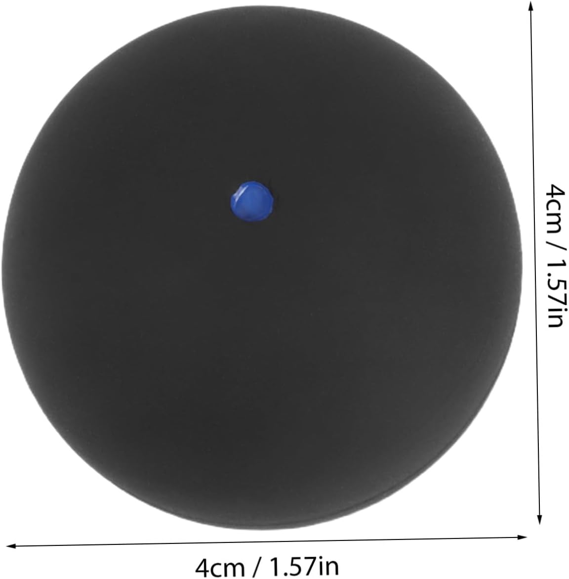 Cabilock Training Squash Ball with Single Blue Dot High Elastic Rubber Squash Sport Ball for Beginner Competition and Practice Universal Use for Fast Training