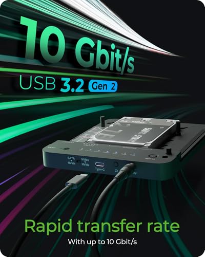 ICY BOX NVMe & SATA Docking Station