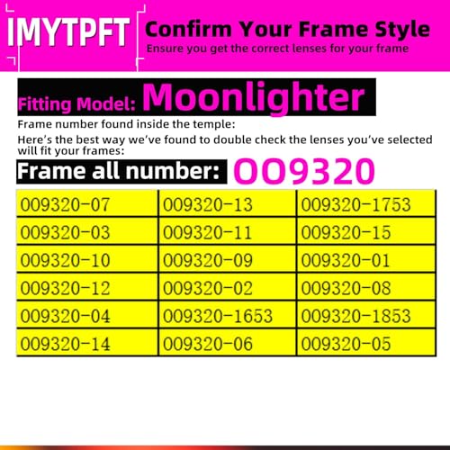 Lentilles Oakley Moonlighter interchangeables anti-reflets et haute définition - 6