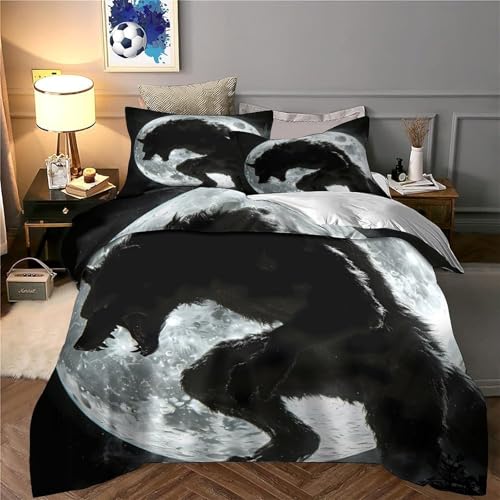 Housse de couette train vintage 260x220 microfibre super douce