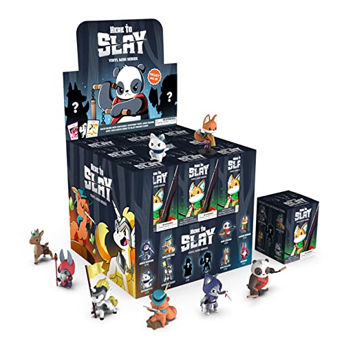 Image of TeeTurtle Unstable Games - Here to Slay: Vinyl Mini Series Blind Box - Includes mystery vinyl figure toy and exclusive holographic promo card