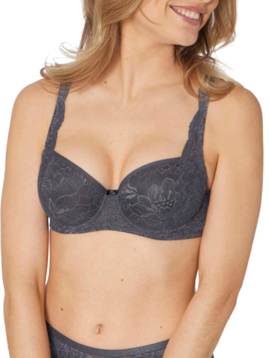 Triumph Women's Amourette Charm WHP02 Wired Padded Bra, Pebble Grey, 32D