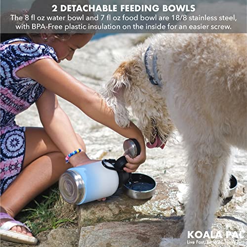 Koala Pal 32Oz Portable Dog Travel Water Bottle + Travel Dog Bowls, Human And Dog Water Bottle, Dog Water Bowl Dispenser, Dog Travel Bowl, Travel Accessories For Dogs #TOP3