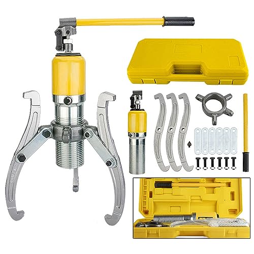 Ściągacz hydrauliczny 20T – ściągacz do łożysk z głowicą pompy, zintegrowany ściągacz piasty koła 3-ramiennego do użytku samochodowego i przemysłowego