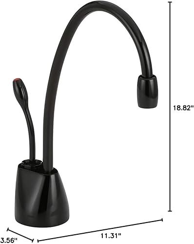 Vista 20 de Insinkerator Designer Series 1100 – Dispensador de agua fría y caliente, F-HC1100FG Dorado francés