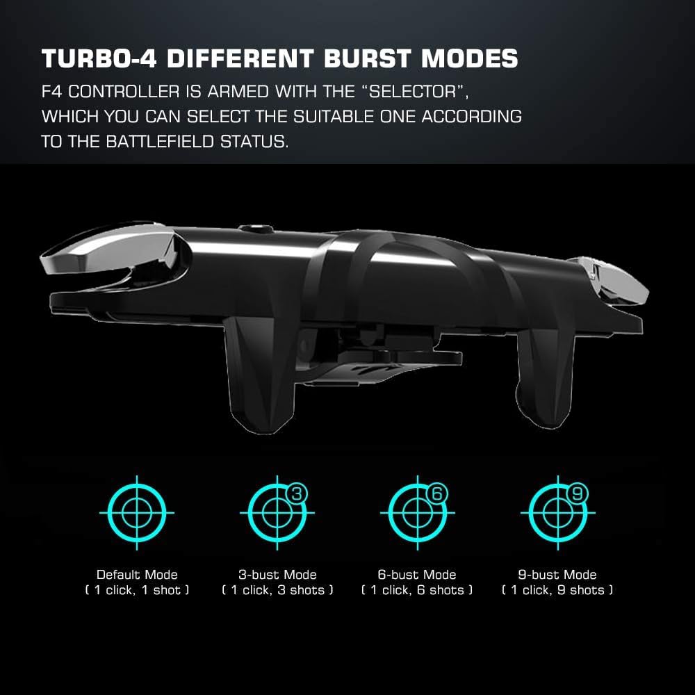 Mikirini 11 in 1 Handy Schnellschießen L1R1 Trigger Combo Kits Handy Game Controller für PUBG/Call of Duty/Apex