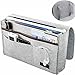 ZERODAMAGE SAHARA CASE Bedside Storage Bag for Most Cell Phones and Tablets and Other Items (2-Pack) [Five Pockets] Slim Formfitting Design Nylon Fabric Materials - Gray