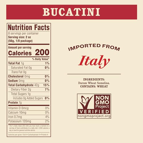 Image of Rao's Homemade Bucatini Pasta, 16 oz (Pack of 6)