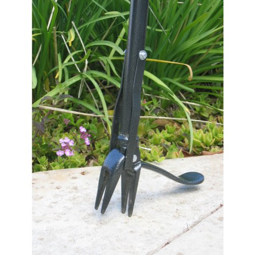 Yard Butler Rocket Weeder Long Handled Stand Up Steel Dandelion And Crabgrass Puller Lawn Weed Remover Extractor Tool - RKT-1000