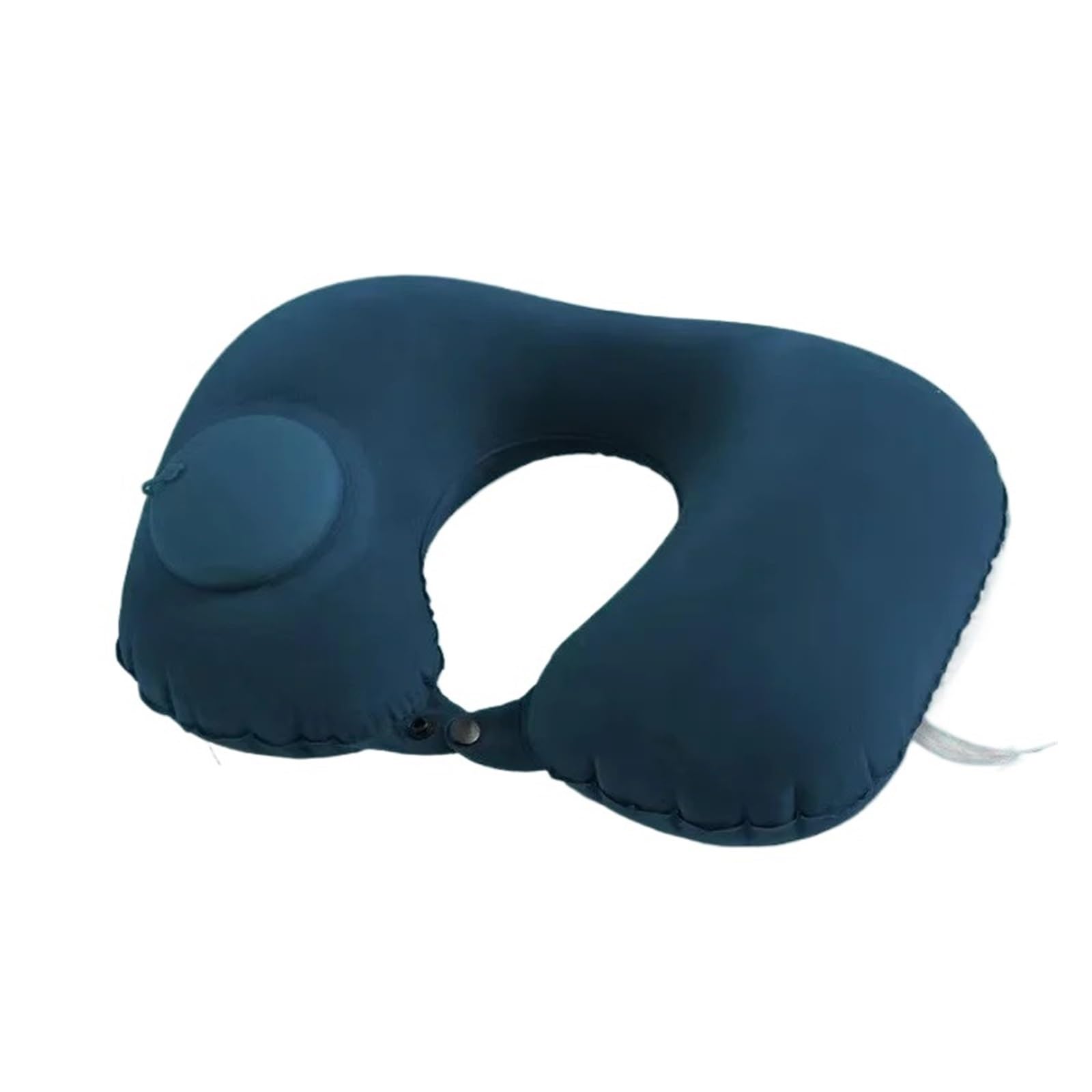 WWYYZAYC Inflatable Travel Pillow Portable Neck Support Cushion Comfortable Sleeping Press to inflate pillow(Derk Blue-A)