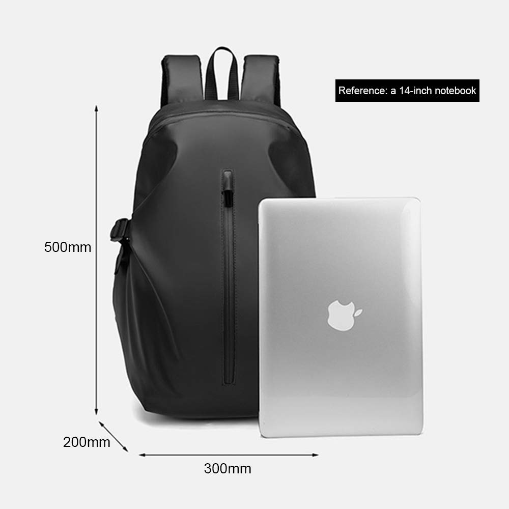 Sac à Dos Moto AnXin 30L - Étanche Fibre Carbone | Porte-Casque, Rangement Ordinateur 14"