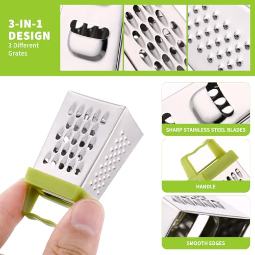 Rallador mini multiusos acero inoxidable 15 piezas miniatura 6