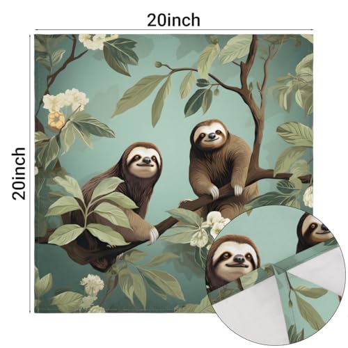 Servilletas de Tela Cuadradas Lakiniss 20x20 Pulgadas Pack 6 miniatura 2