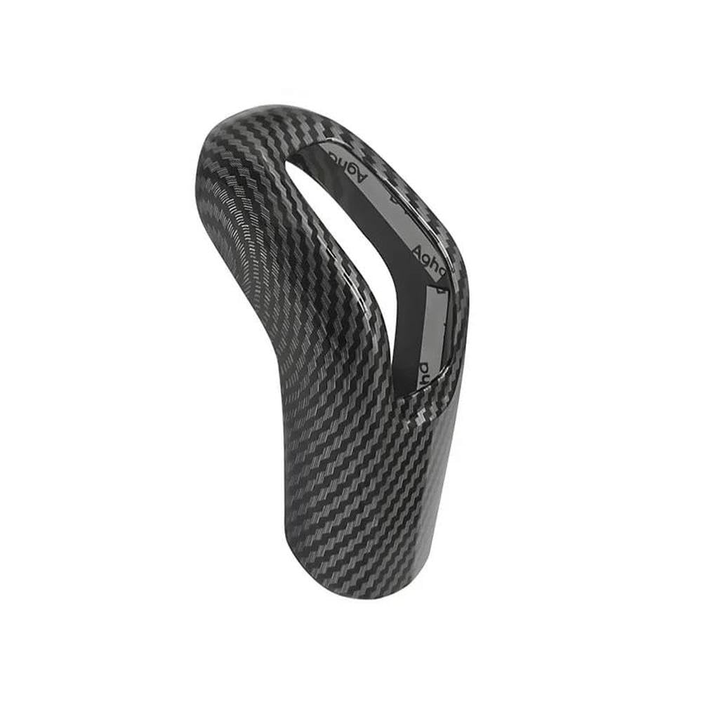 HYASDBWE for Range Rover for Evoque 2020-2023 Carbon Fiber ABS Plastic Car Gear Shift Knob Cover Gear Shifter Parts