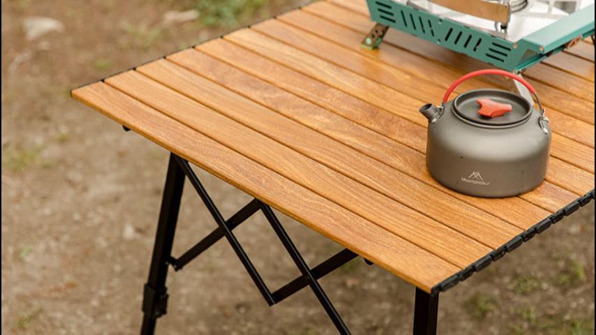 Amazon.co.jp: LEESA 90×60 アウトドアテーブル キャンプテーブル