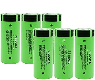 26650A 5000MAH Rechargeable Batteries 6pcs