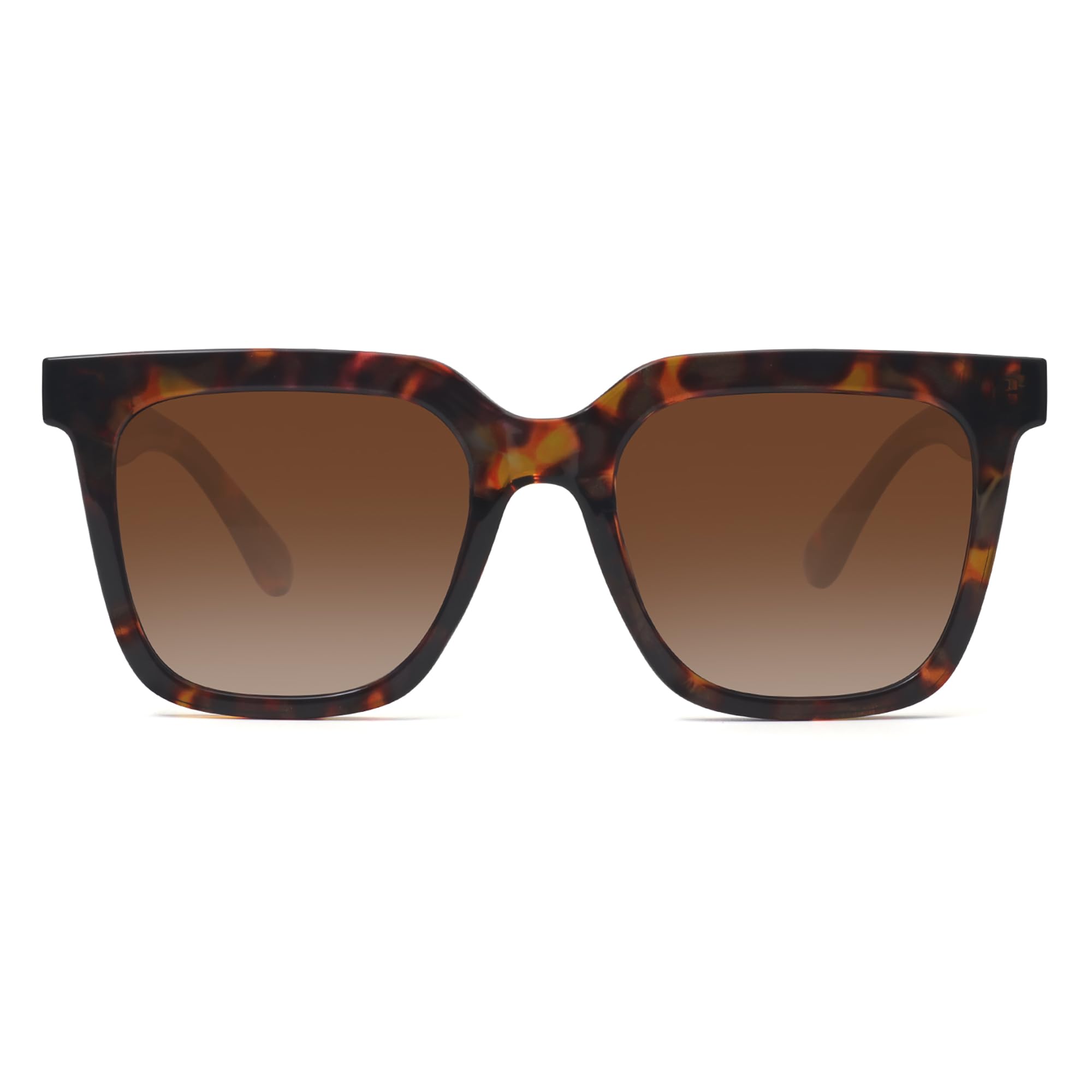Large Square Sunglasses Trendy Polarized Sunglasses for Women Men Classic Retro Style UV400 Protection