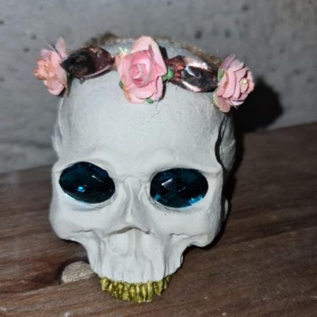 Moule à Bougie Tête De Crâne 3D Silicone - Halloween, Résine, Savon Et Chocolat - Décoration Unique
